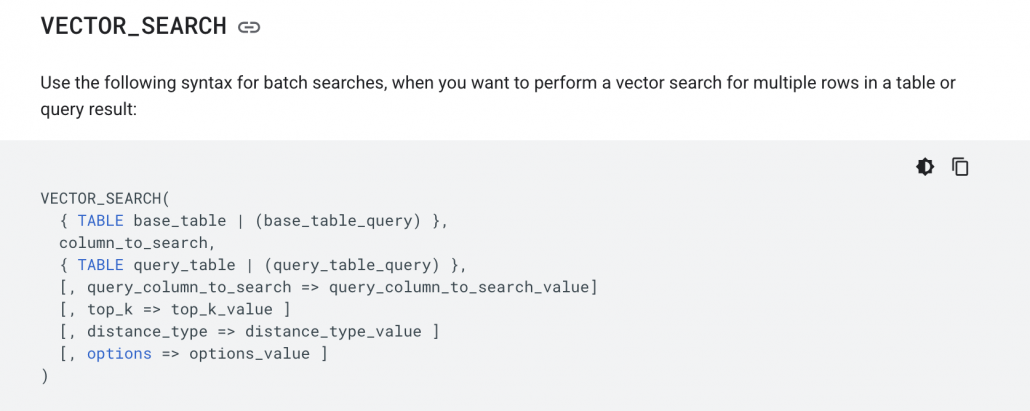 BigQuery Hybrid Search kombiniert semantische und klassische Suche