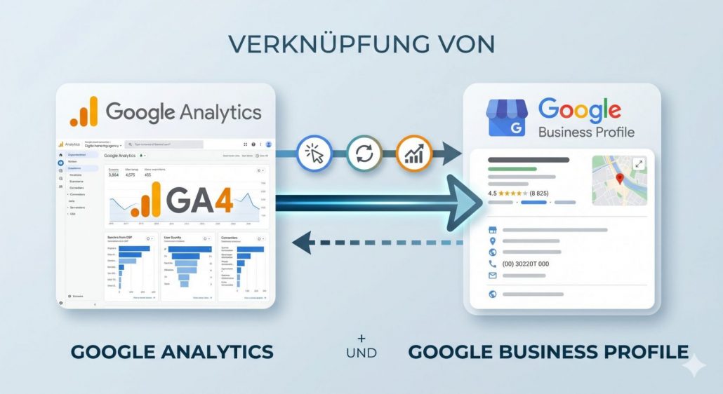 Google Analytics 4 Integration von Google Business Profile