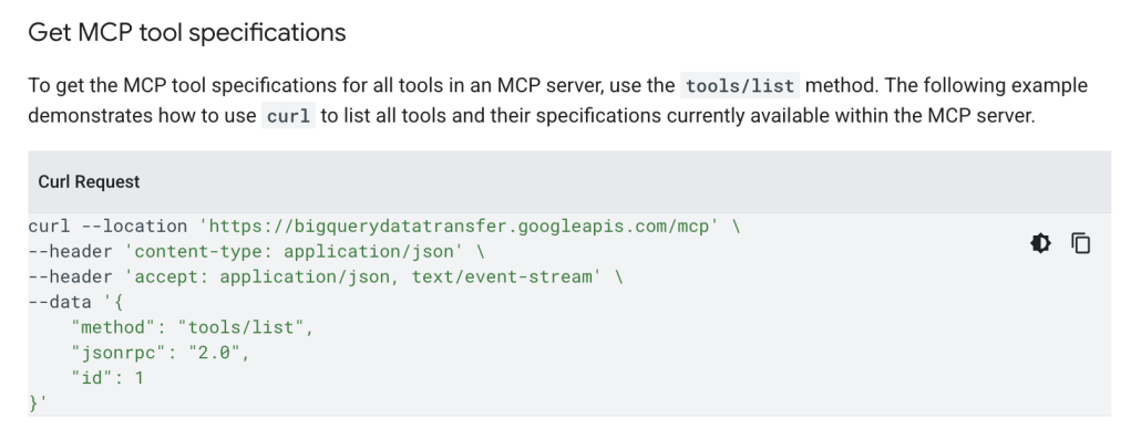 BigQuery Data Transfer Service - MCP Server jetzt allgemein verfügbar